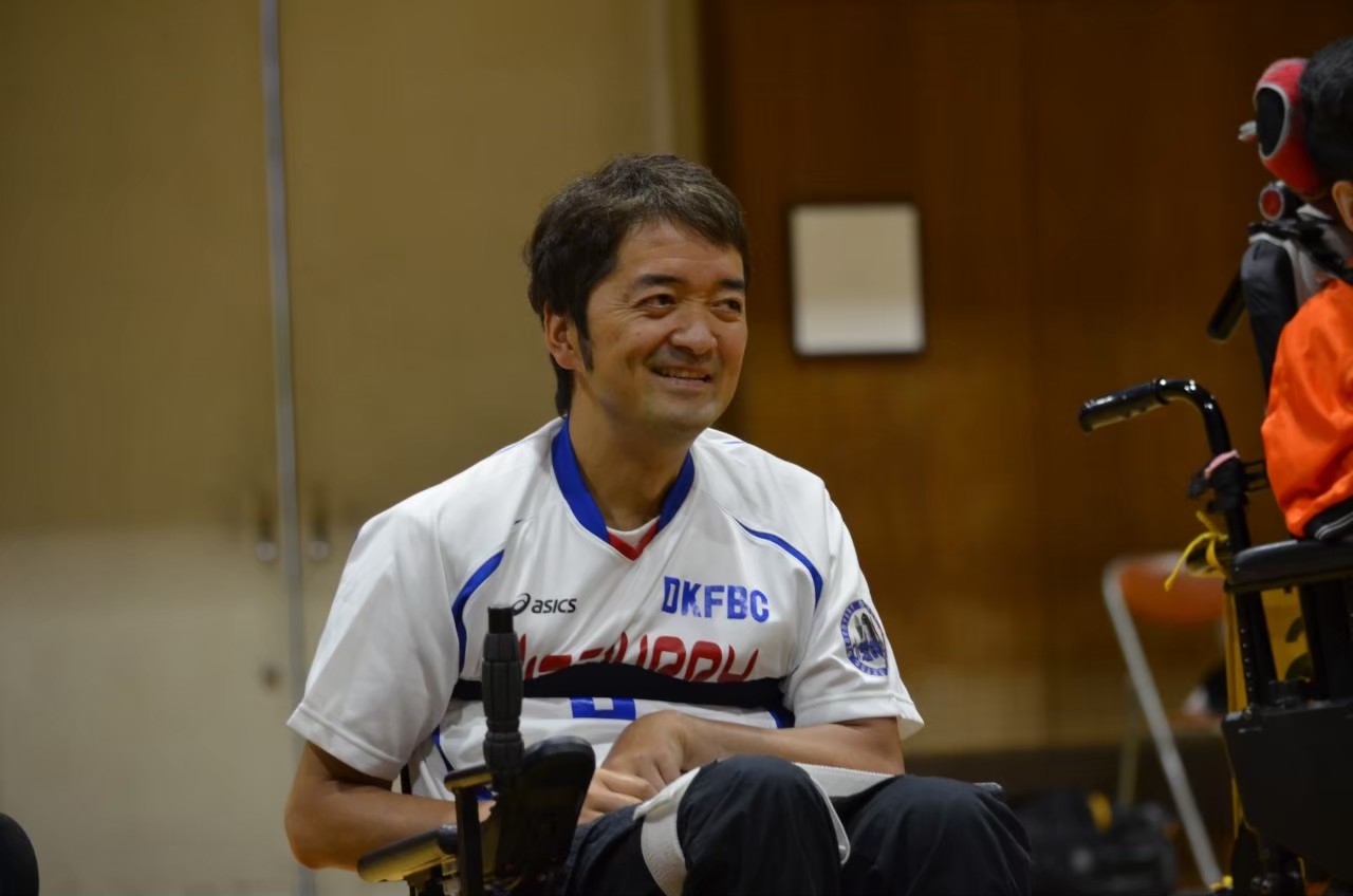永田選手の笑顔